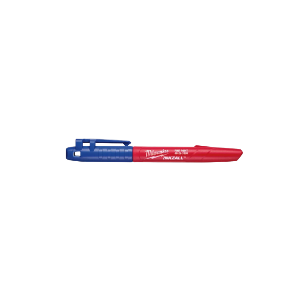 MARCADOR INDUSTRIAL AZUL PONTA FINA INKZALL 48223180 MILWAUKEE