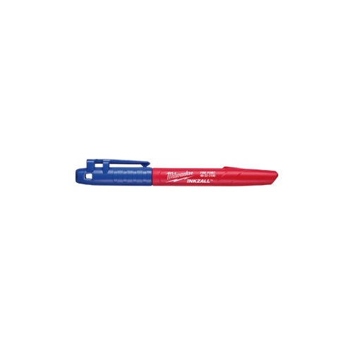 MARCADOR INDUSTRIAL AZUL PONTA FINA INKZALL 48223180 MILWAUKEE