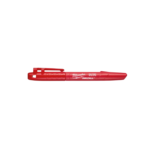 MARCADOR INDUSTRIAL VERMELHA PONTA FINA INKZALL 48223170 MILWAUKEE