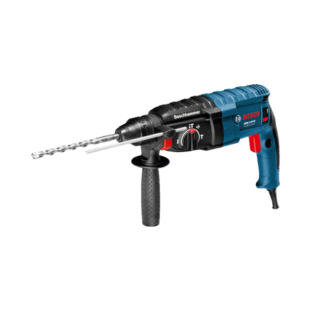 Martelete Perfurador 820w Gbh2,24d com 5 Brocas Bosch com Broca