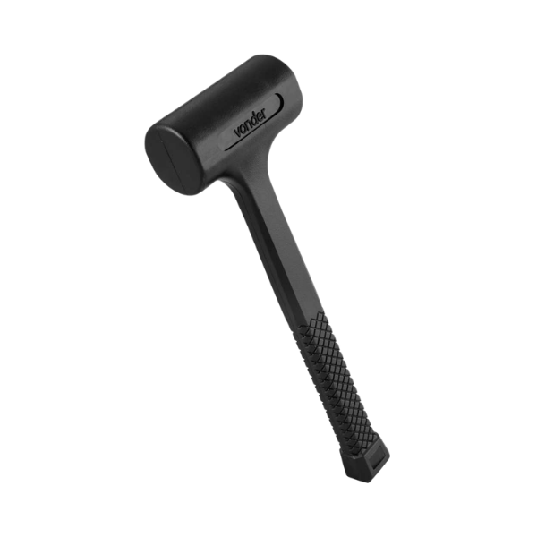 martelo antirretrocesso de borracha 40mm preto vonder