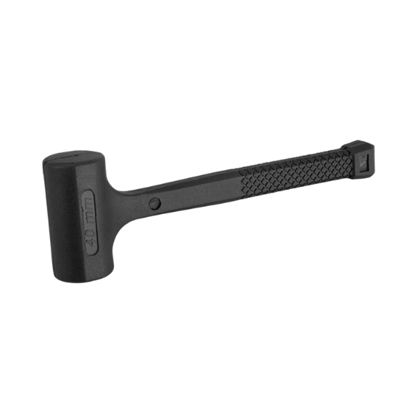 martelo antirretrocesso de borracha 40mm preto vonder