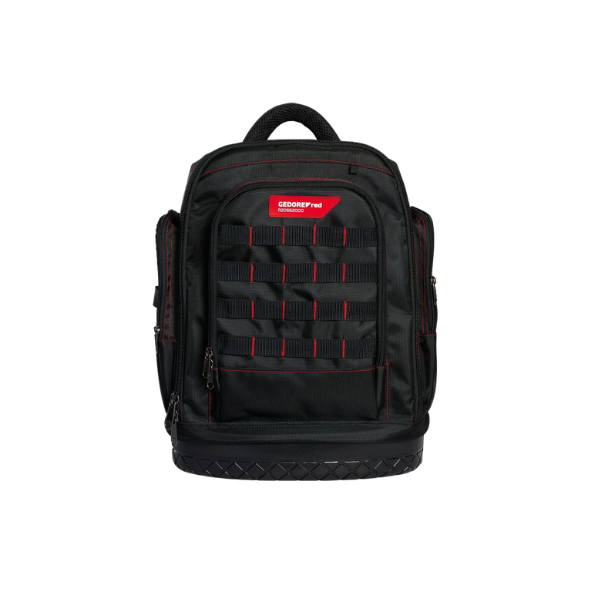 mochila para ferramentas com 23 bolsos gedore red