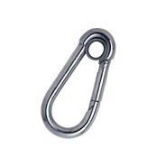Mosquetão Inox Com Trava Simples E Olhal 10mm X 100mm Carbostorm