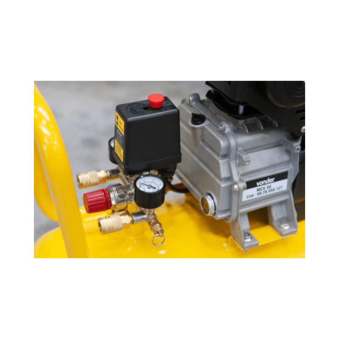 Motocompressor De Ar Mcv50 8.0/50l 2hp (Baixa Pressão 120lb) Vonder