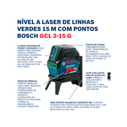 Nivel Laser Verde Gcl215 G Bosch