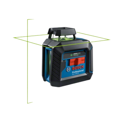 nivel laser verde gll2 20g com tripe e pilhas bosch
