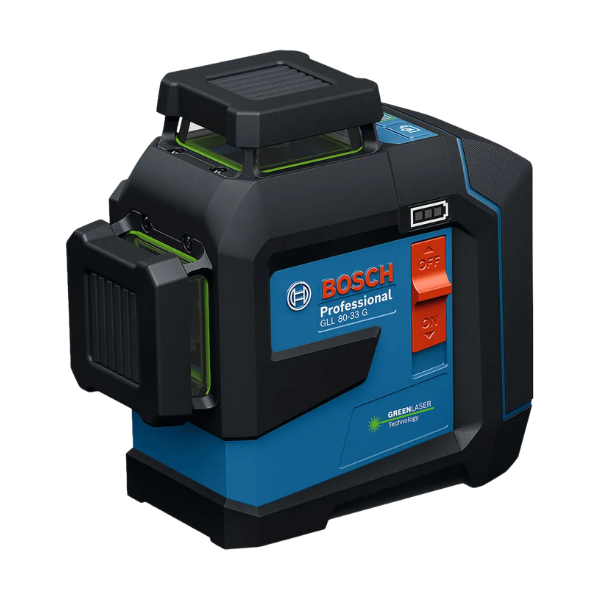 Nível Laser Gll 80-33 G Li + Lr7 Profissional Bosch