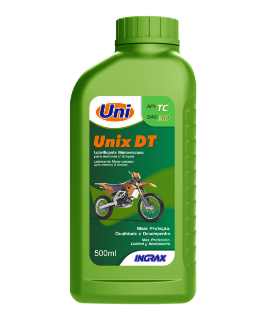 Óleo Lubrificante Motor 2 Tempos 500Ml Unix Dt Ingrax