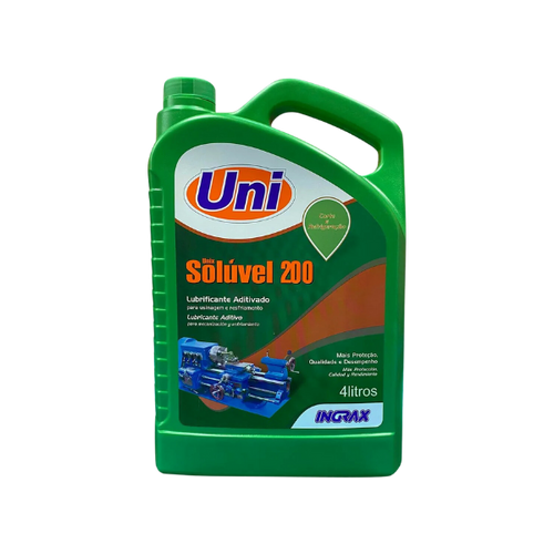 Óleo Lubrificante Usinagem Unix 4l Solúvel Ingrax