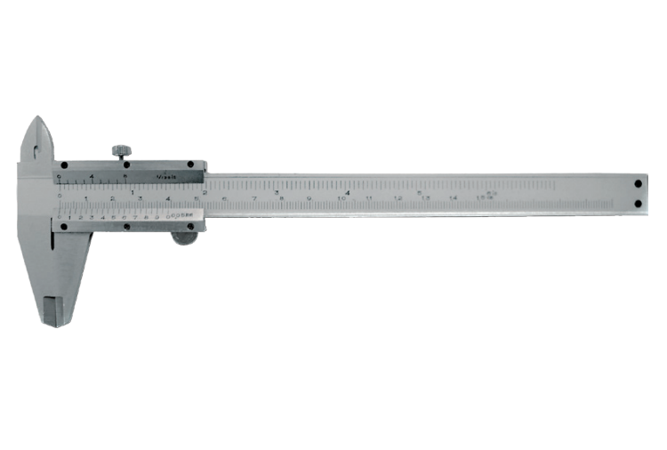 PAQUIMETRO MANUAL 150MM ACO CARB HANSATECNICA