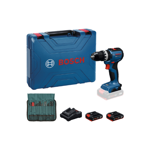 parafusadeira a bateria 18v 2ah brushless gsb 18v 52 bosch