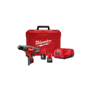 PARAFUSADEIRA DE IMPACTO 12V 2 BAT 2AH C MAL 2408259 MILWAUKEE