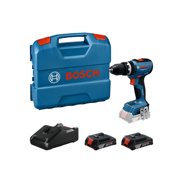 PARAFUSADEIRA DE IMPACTO 18V 2AH BRUSHLESS GSB 18V65 2 BAT BOSCH
