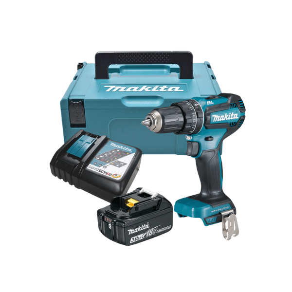 parafusadeira de impacto 18v 30ah brushless dhp485f1j makpac makita 531680