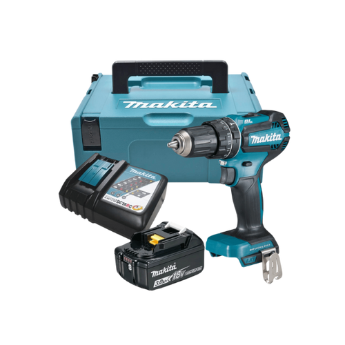 parafusadeira de impacto 18v 30ah brushless dhp485f1j makpac makita 531680