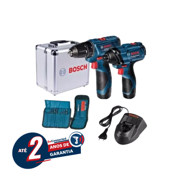 Parafusadeira e Chave De Impacto Gdr120Li Aluminio Bosch