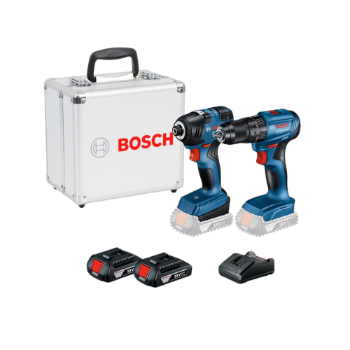 parafusadeira gsb 185li com chave de impacto gdr 18v aluminio bosch