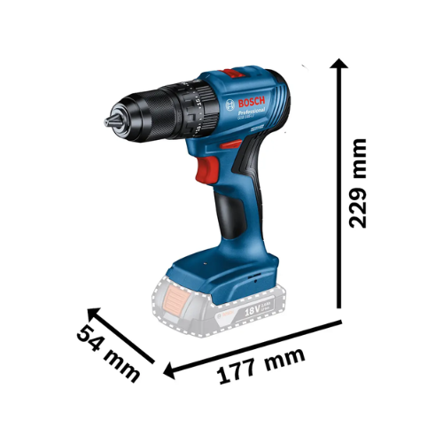 parafusadeira gsb 185li com chave de impacto gdr 18v aluminio bosch