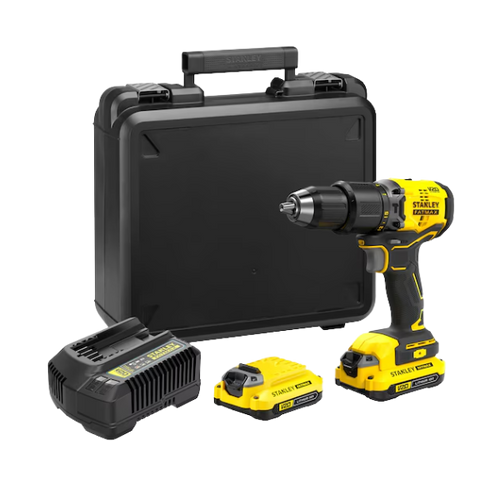 Parafusadeira Furadeira De Impacto 20v Sb715d2k-br C/ 2 Bat Stanley