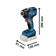 Parafusadeira Gsb185-li + Chave De Impacto Gdr 18v Alumínio Bosch