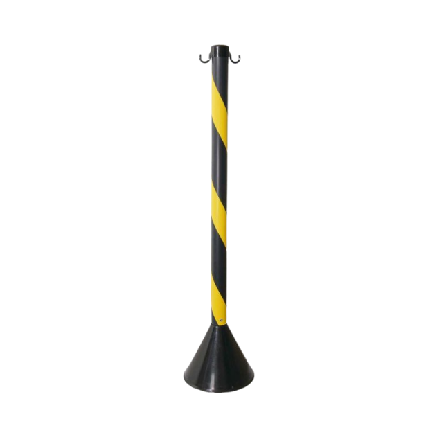 pedestal para corrente pvc zebrado vonder