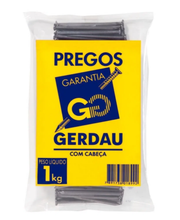 Prego Polido 15 X 15 C/ Cabeça 1Kg Gerdau