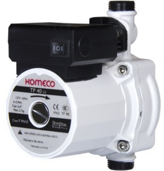 Pressurizador De Rede Automático 220V Tp 40 G4 (Ferro) 1/2 Cv Komeco