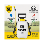 Pulverizador Manual Pl 005 5l Vonder