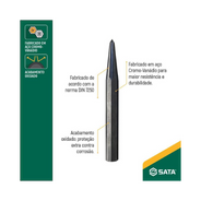 puncao de aco 150 x 6mm st90811g sata 522439