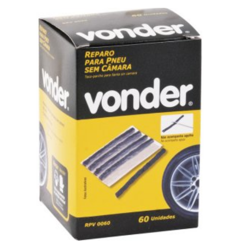 Reparo P/ Pneu Sem Câmara Rpv 0060 Vonder