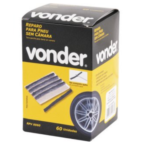Reparo P/ Pneu Sem Câmara Rpv 0060 Vonder