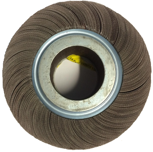 Roda De Lixa Furo 46Mm 150 X 50 G 100 Marrom