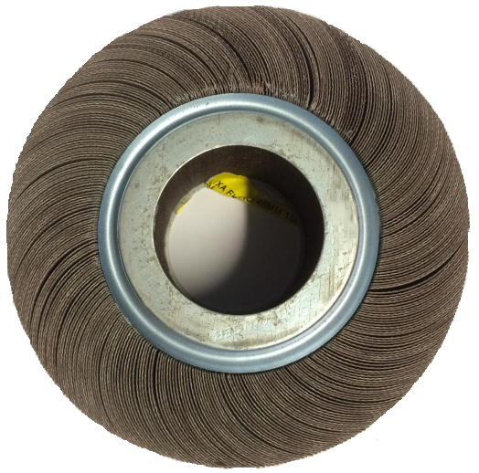 Roda De Lixa Furo 46Mm 150 X 50 G 320 Marrom