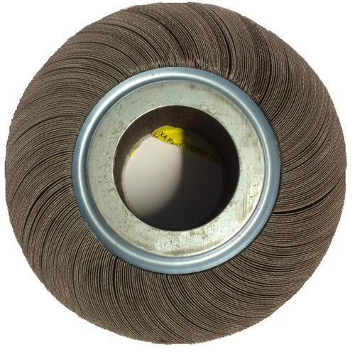 Roda De Lixa Furo 46Mm 150 X 75 G 150 Marrom