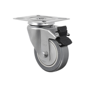 rodizio fixo fl 414 bpe pvc cinza cap 85kg schioppa 3475