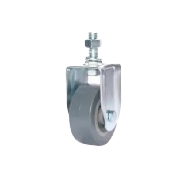 Rodízio Fixo Com parafuso Flae 210 Bp Cinza Capacidade 30kg Schioppa