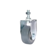 Rodízio Fixo Com parafuso Flae 210 Bp Cinza Capacidade 30kg Schioppa