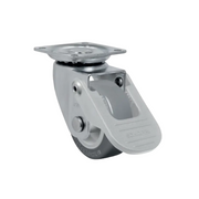 Rodízio Giratório Com freio Glap 210 Bp-fpi Cinza Com base Capacidade 40kg Schioppa