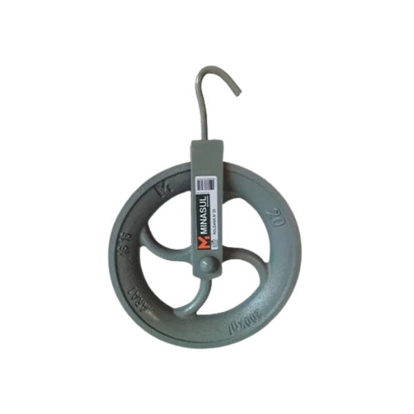 roldana para poco 20mm capacidade 180kg minasul 528874