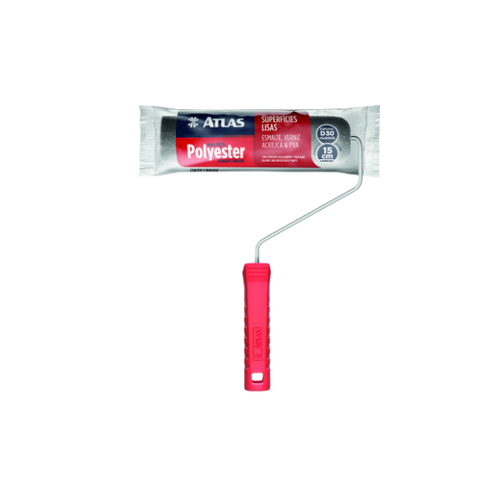 rolo p pintura 15cm espuma 40615ª com garfo atlas 6183