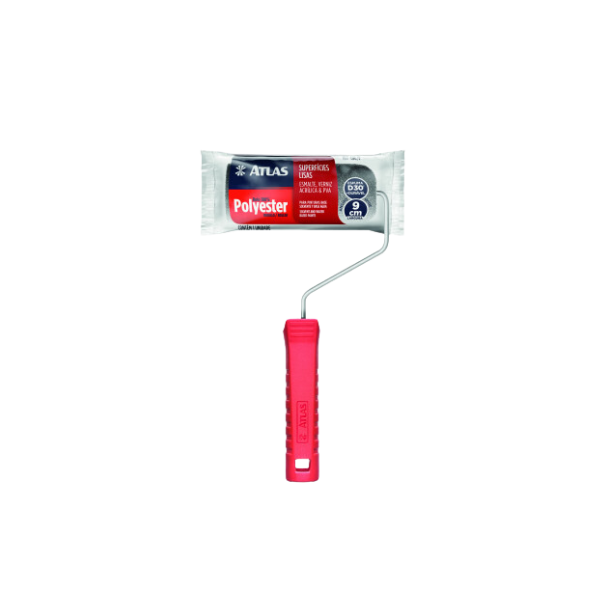 rolo p pintura 9cm espuma 4069a com garfo atlas 6182