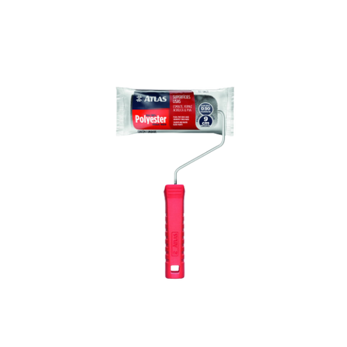 rolo p pintura 9cm espuma 4069a com garfo atlas 6182