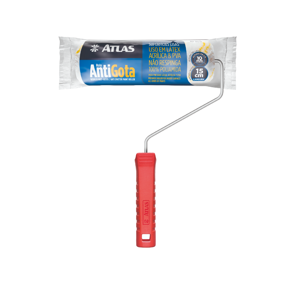 rolo para pintura 15cm la anti gota