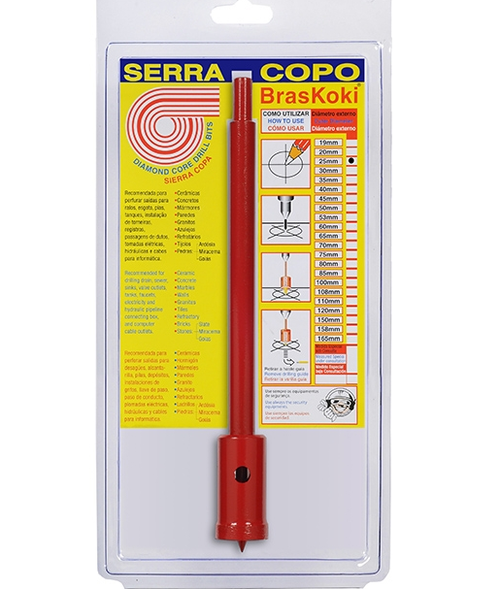 Serra Copo Diamantada 25.00mm Braskoki