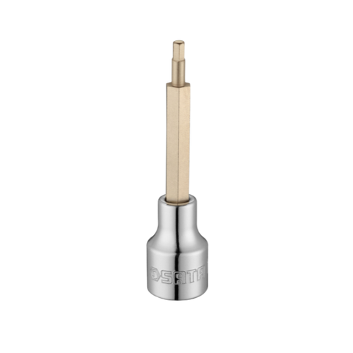 Soquete Hexagonal (allen) Longo 1/2  X 12mm St25207sc Sata