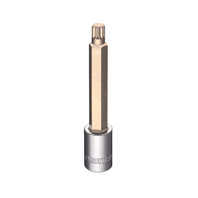Soquete Multidentado Longo 1/2 X M6 St25802sc Sata