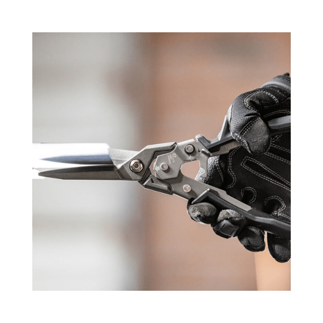 tesoura de corte aviacao prof longo reto tbh460sl toughbuilt em uso