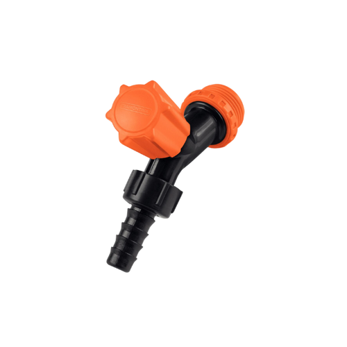 torneira para jardim plástico preta bico fixo 3 4 tramontina 530189
