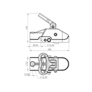trava de engate robot tubular famit